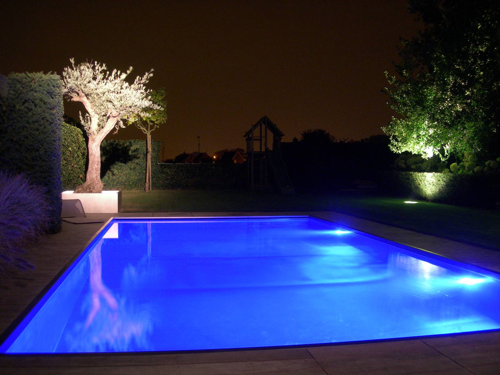 inoex zwembad verlichting